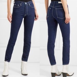 Grlfrnd Karolina Hello Again Wash High Rise Jeans